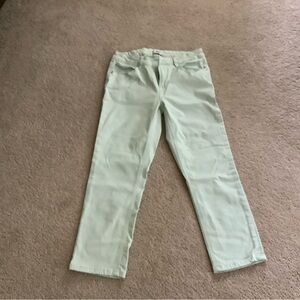 Kensie Green Straight Leg Jeans Classic Style